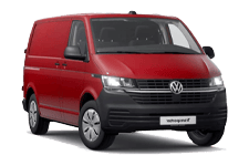 Car Hire Portishead - Red VW Transporter Automatic - Van hire Portishead