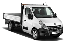 Car Hire Portishead - White 3.5 Tonne Folkestone Tipper Transit - Van hire Portishead